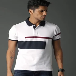 Collar Cotton T-shirt