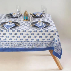 Block Printed Table Cover