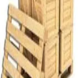 Rectangular Pine Wood Box, Brand Esteem Pallet And Packagings