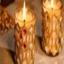 Red And Yellow Large Candle 10rs, Material Parafin Wax