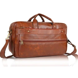 Leather Shoulder Office Bag