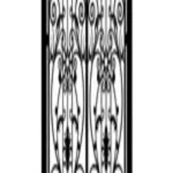 coating Swing Gate, Open Style Swing