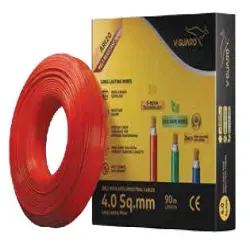 V Guard Arizo Single core 1 sqmm 90mtr -HFFR Cables