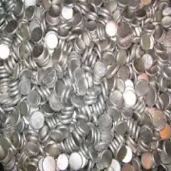 Nickel Briquette for, Shape Round
