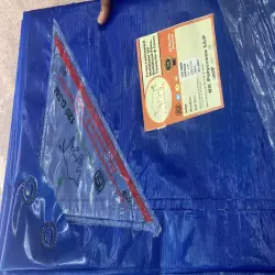 Polyethylene Balck Blue Tarpauline, Packaging Type Bundle