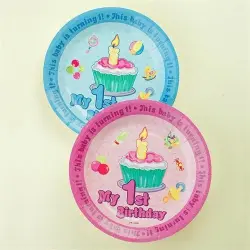 Printed Paper Plate, Thickness 250 GSM