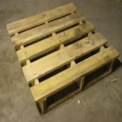 CP 6 Heat Treated Pinewood Pallet 1000 x 1200 mm, Capacity 2 ton