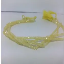 Zirconia Beads, Color Rondelle Faceted