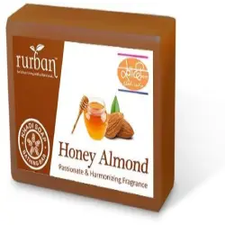 Walnut Shell And Honey Soap- Akhrot Soap, Shape Square