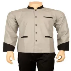 Housekeeping Uniform, Color Maroon with Grey