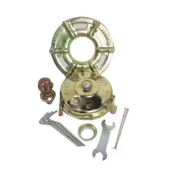 Single Burner Side Tank Stove, Material Iron Steel