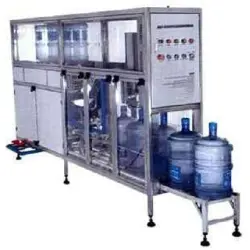 Capacity 450 Jar per hour, UsageApplication 20 Liter Jar Filling Machine 20 Ltr Semi Jar Washing Filling Machine, Driven Type Electric, Automation Grade Automatic