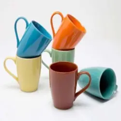 Inner Color Heart Handle Mug, Packaging Type Box