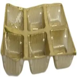 Chocolate Packaging Tray, Color Golden