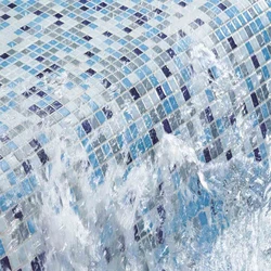 Glass Mosaic Floor Tiles