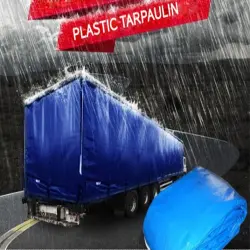 PE Laminated Blue and Grey Multi Layer Plastic Tarpaulin, Thickness 2mm, Material Plastic