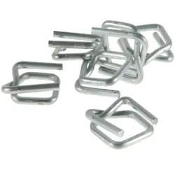 Wire Buckle for Polyester Composite Strap, Shape Zig Zag