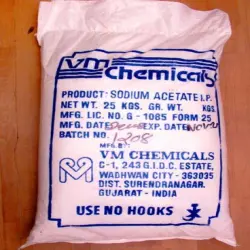 Sodium Acetate Trihydrate, Packing 2550 kg HDPE bag packing
