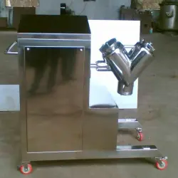 Double Cone Blender Machine, Finishing Mirror Inside Matt Outside