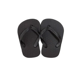 Black Plain Slipper