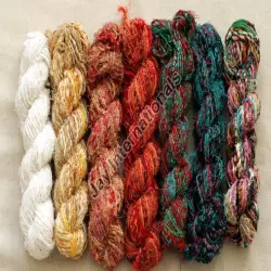 Recycled Cotton Dyed Yarn, Color Dyed