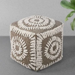 Hand Tufted Poufs