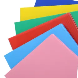 Floor Protector Guard Sheet, Color White, Blue Yellow