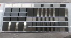 Charcoal Louvers Panel, Thickness 8mm