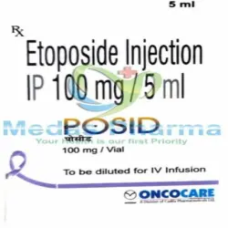 Etoposide Injection 100 Mg, Strength 100 mg