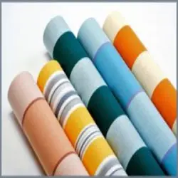 Single Side Awning Fabric, Color Blue