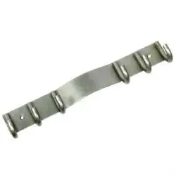 8 Hook Wall Mounted Rail for Kitchen, Bathroom and Wardrobe, Installation Type Screw in