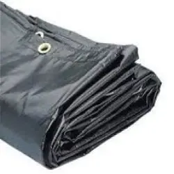 Tarpaulin Sheets, Color Black And Orange
