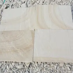 Mint Yellow Sandstone Slabs, Thickness 20 mm