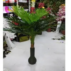 Green Artificial Traveller Palm Tree, For Decoration, Type Of Tree 3 Pole Artificial Big Palm Tree