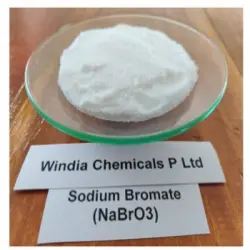 Sodium Bromate, Appearnce White crystalline powder