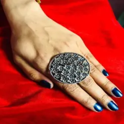 Fancy Flower Ring, 7 X 9, Occasion casual