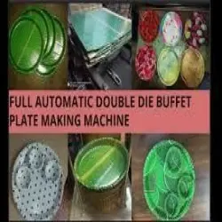 Double Die Paper Plate Making Machine, Material MS Body