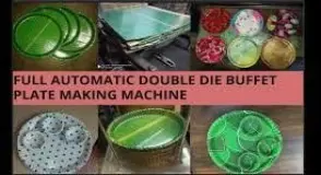 Double Die Paper Plate Making Machine, Material MS Body