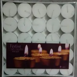 Tealight Candles 100pcs - 4 hours Burning, Brand CARNIVAL