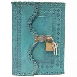 Brown Hand Crafted Handmade Leather Journals 120 Sheets 240 Pages Size 7X5 Rate 320rs, Number of Pages 313