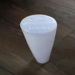 32 mmHDPE Dowel Bar Cap, Color White Transparent