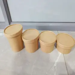 Alpha Eco 700ml Compostable Food Container with Lid IS17088 CPCB Approved CIPET Certified, Color Milky White