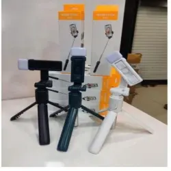 Mini Pocket Selfie Stick With AUX Wire to Click For Apple Android Mobile Phone, Compatible Device Mobile