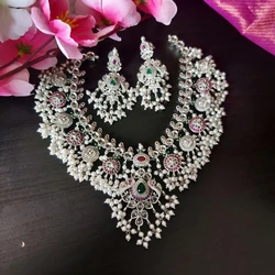 Silver Necklace Set