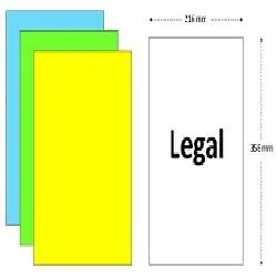 GSM 70, Number Of Sheets Per Pack 500 Ledger Legal Copier 80GSM FS, Size A4, Color Green