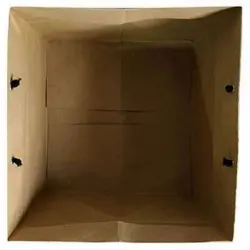 Pattern Printed 10X12inch Paper Courier Bag, Base Material Brown Paper, Design Readymade