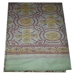 Soft modhal shatin Hand Block Ajarakh print stole, Wash Care Machine wash