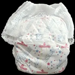 Baby Diapers, Color White
