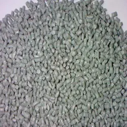 Plastic Granules Recycled, Color White