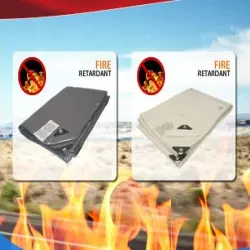 Fire Retardant Tarpaulins, Material PVC